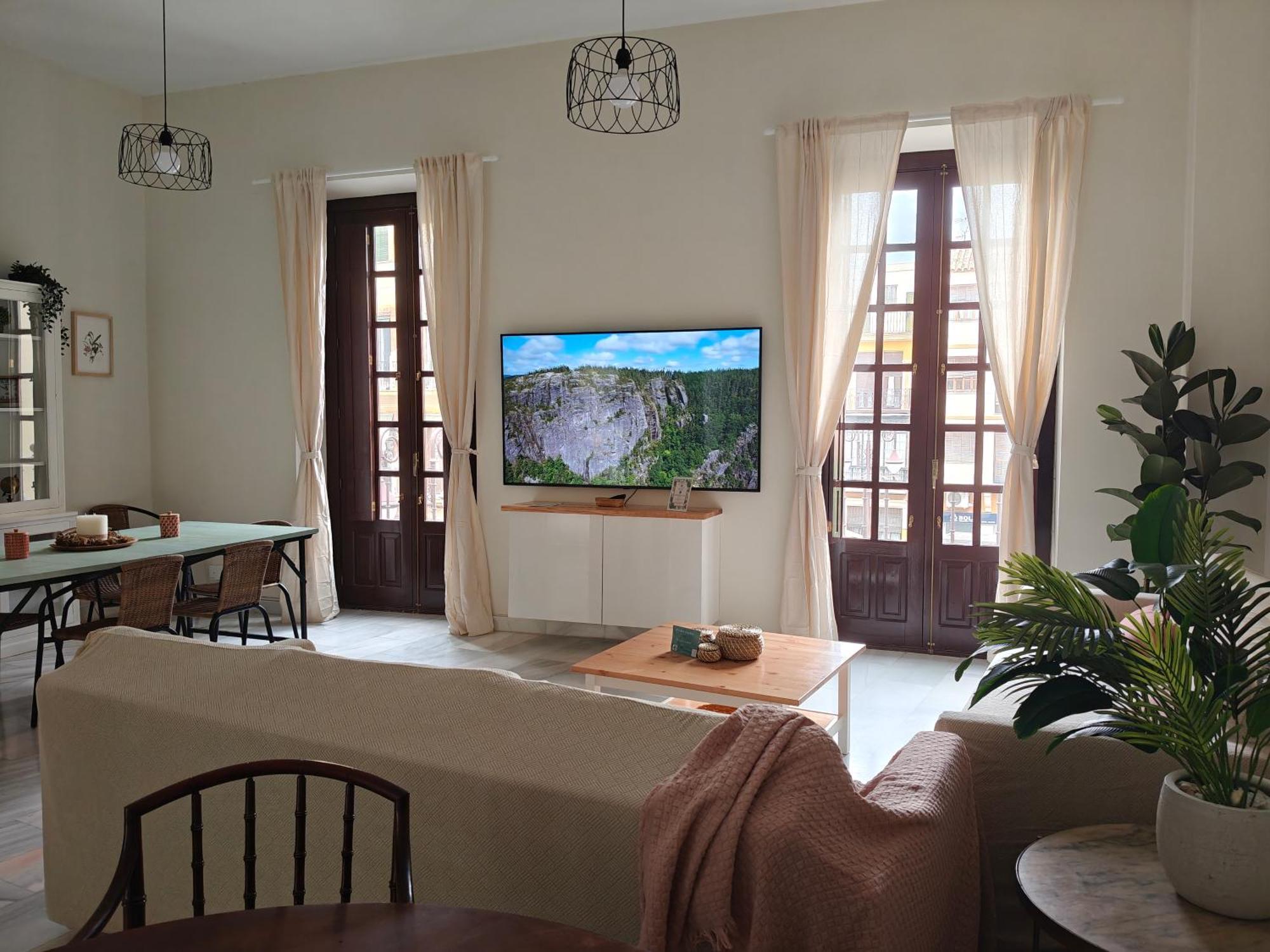 Charming Bright Apartment With Balconies On Cuesta Del Rosario Seville Exterior photo